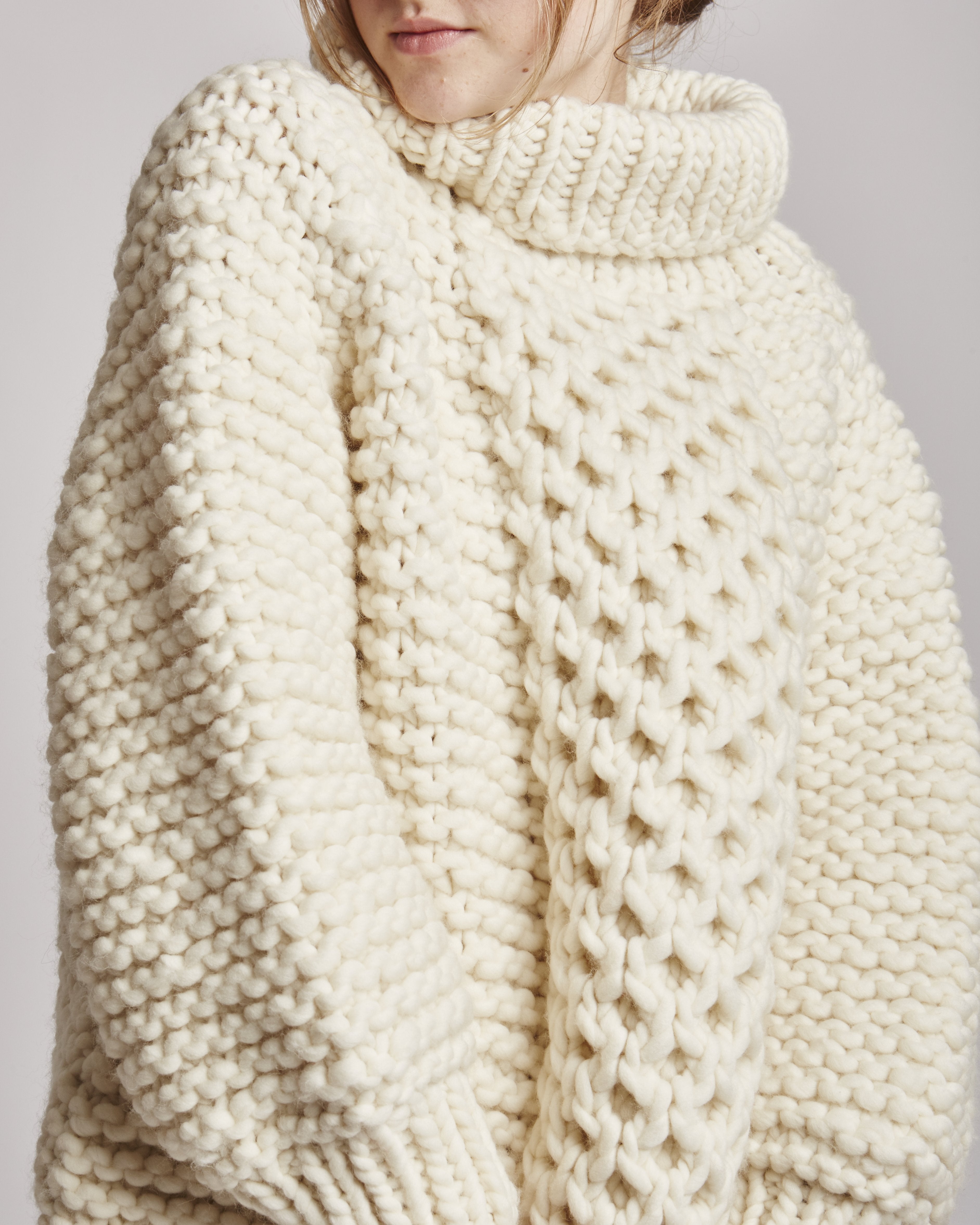 Aran High Neck