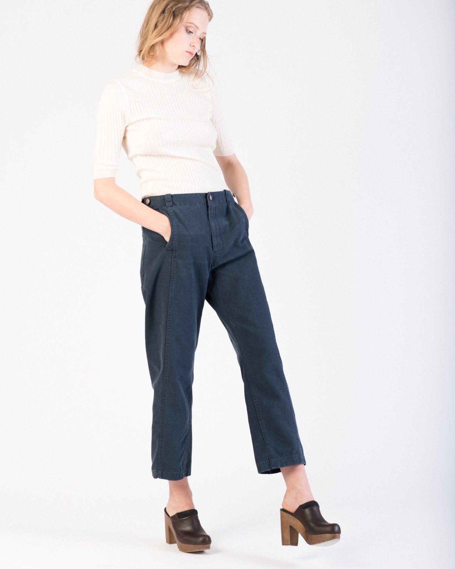 Steer pants in navy